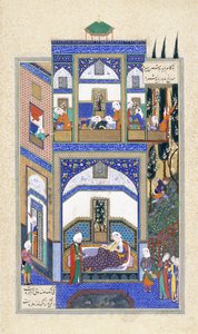 Mihrab hört von Rudabehs Torheit, ca. 1500-1540er