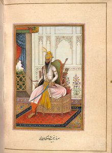 Porträt von Ranjit Singh, Maharaja von Punjab von Persian School
