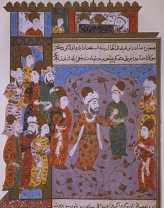 Rumi warnt seinen Sohn Veled vor Sünde, späte 16. Jahrhundert