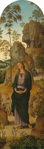 Die Kreuzigung mit der Jungfrau, dem Heiligen Johannes, dem Heiligen Hieronymus und der Heiligen Maria Magdalena, ca. 1482-1485