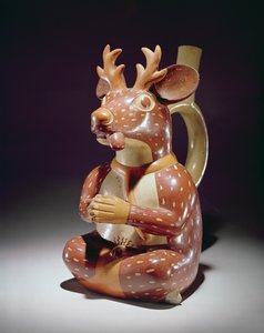 Tongefäß des gefangenen Hirschmanns, Mochica