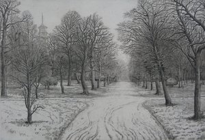 Kew Gardens im Winter von Peter A Ford