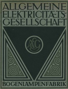 Titelseite einer AEG-Produktbroschüre