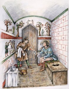 Mittelalterliche Latrine, ca. 1350, ca. 1990-2010