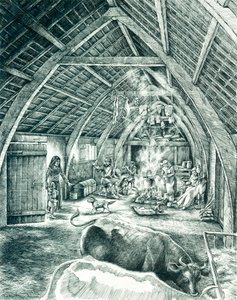 Mittelalterliches Bauernhaus