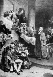 Patrick Henry 1736-1799, amerikanischer Revolutionär, 1775 von Peter Frederick Rothermel
