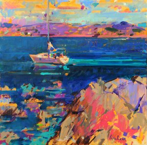 Vor Anker, Küste von St. Tropez