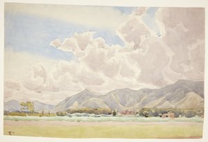 Italienische Landschaft von Peter Hansen