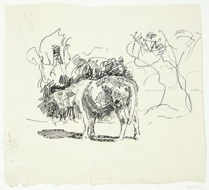 Stehender Stier von Peter Hansen