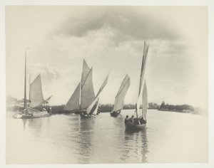Ein Segelwettbewerb in Horning