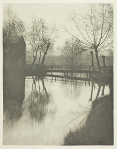 Fußgängerbrücke in der Nähe von Chingford von Peter Henry Emerson