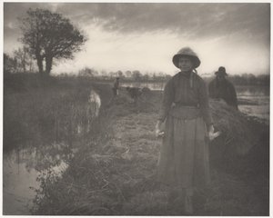 Das Staken des Marschheus von Peter Henry Emerson
