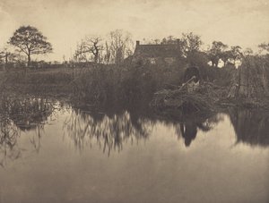 Staken auf dem Gladdon von Peter Henry Emerson