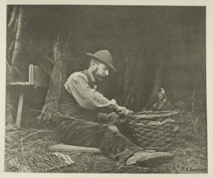 Der Korbmacher (Norfolk) von Peter Henry Emerson