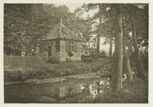 Walton und Cottons Fischerhaus, Beresford Dale von Peter Henry Emerson