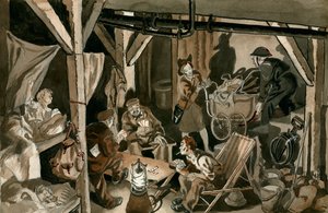 Luftschutzbunker während der Blitz von Peter Jackson