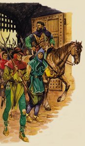 Die Bauernarmee, angeführt von Wat Tyler