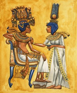 Die reichen Gewänder und Kopfbedeckungen des Alten Ägypten
