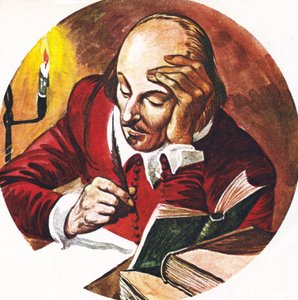 William Shakespeare beim Schreiben von Peter Jackson