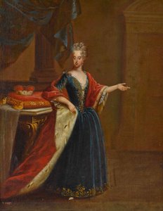 Porträt von Maria Antonia von Österreich, Kurfürstin von Bayern von Peter Jacob Horemans
