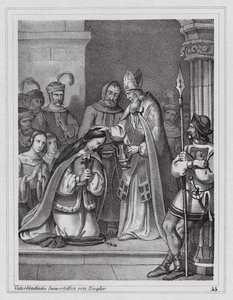 Cyril und Methodius, byzantinische christliche Missionare, 9. Jahrhundert (Gravur)