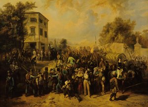 Der Auszug der Römer aus Vicenza von Peter Johann Nepomuk Geiger