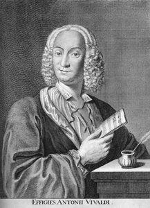 Antonio Vivaldi, italienischer Barockkomponist, katholischer Priester und virtuoser Geiger, 1725