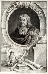 Thomas Sydenham, graviert von Jacobus Houbraken (1698-1780) veröffentlicht in Amsterdam, 1746 von Peter Lely