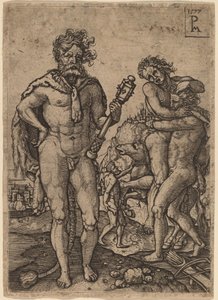 Herkules und Antäus