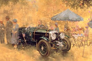 Gartenparty mit dem Bentley