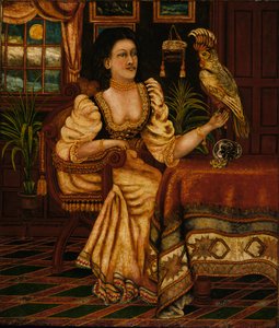 Frau mit Kakadu, ca. 1895-1917