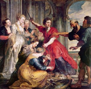 Achilles entdeckt von Odysseus, ca. 1617 von Peter P. & Dyck, Anthony Van Rubens