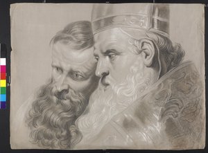 Der Hl. Ambrosius und Kaiser Theodosius von Peter Paul Rubens