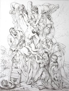 Jesus Christus, Kreuzabnahme (Druck)