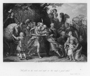 Begegnung von Jakob und Joseph, Genesis XLVI, 29