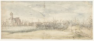 Ansicht von Schloss Crayenhof in Zwijndrecht, 1606