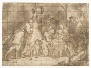 Anbetung der Hirten von Peter Paul Rubens (school of)