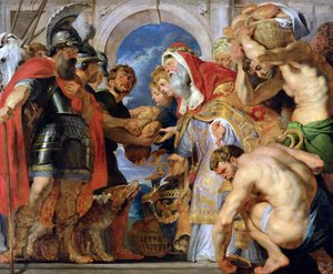 Abraham und Melchisedek