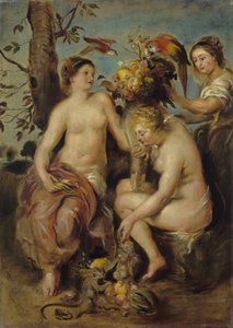 Ceres und die Nymphen, Kopie nach Rubens