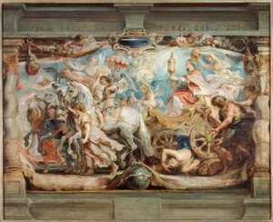 Der Triumph der Kirche über Unwissenheit und Verblendung von Peter Paul Rubens