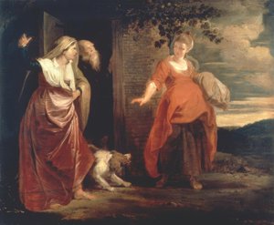 Der Weggang der Hagar von Peter Paul Rubens