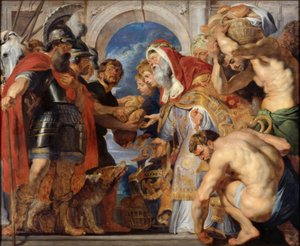 Die Begegnung von Abraham und Melchisedech