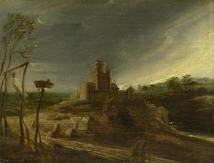 Die Landschaft mit dem Galgen
