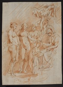 Figurenkomposition, aus "Maria von Medicis Geschichte" von Peter Paul Rubens