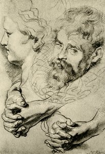 Kopf- und Handstudien von Peter Paul Rubens