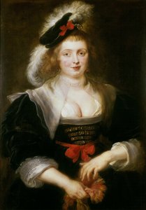 Hélène Fourment zieht einen Handschuh an, um 1631 von Peter Paul Rubens