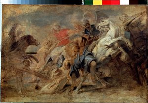 Die Löwenjagd von Peter Paul Rubens