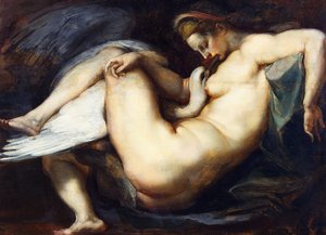 Leda und der Schwan, 1598-1599