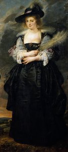 Porträt von Helene Fourment, von Peter Paul Rubens von Peter Paul Rubens