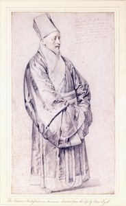 Porträt von Nicolas Trigault S.J. in chinesischer Tracht